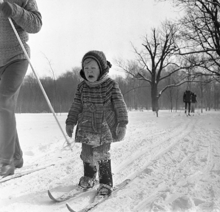 Советское детство зимой