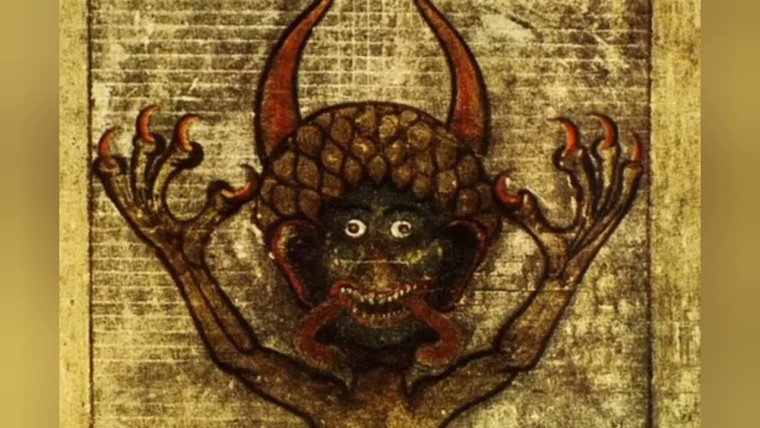 Кодекс Гигас изображение дьявола