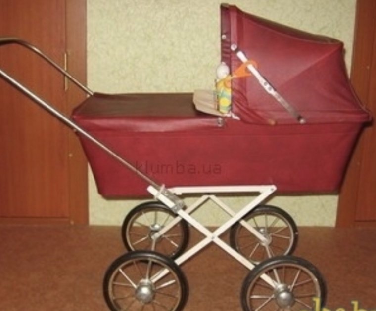 Коляска для кукол Советская красная
