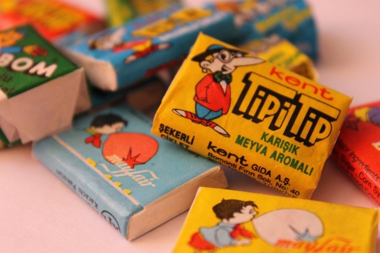 Жевательная резинка пластинками в 90-е