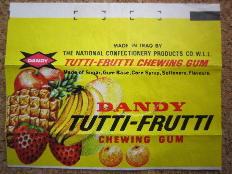 Жевательная резинка 80-х годов