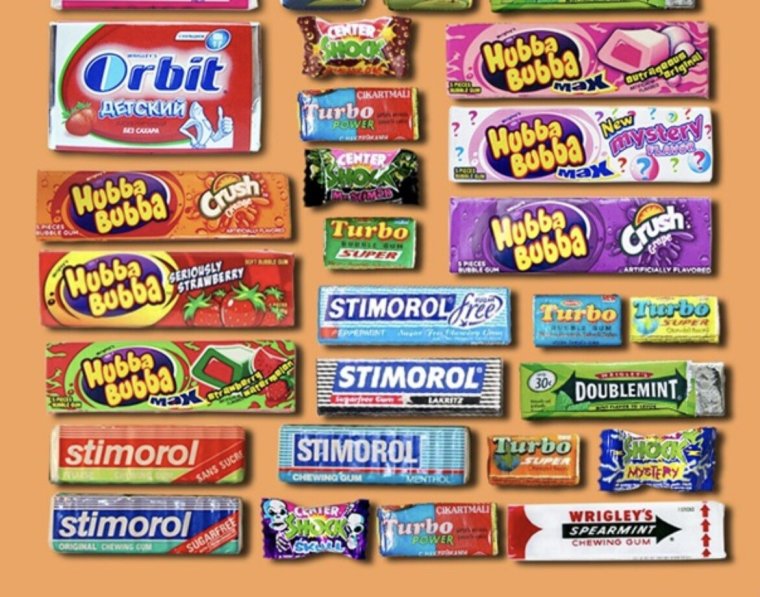 Название жвачек