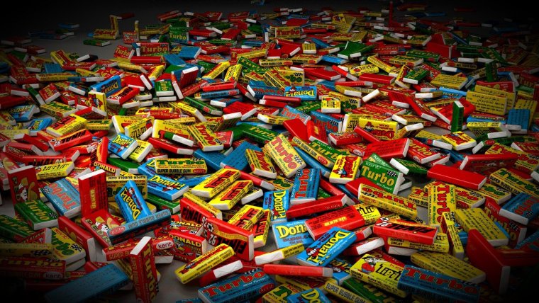 Разноцветные жвачки