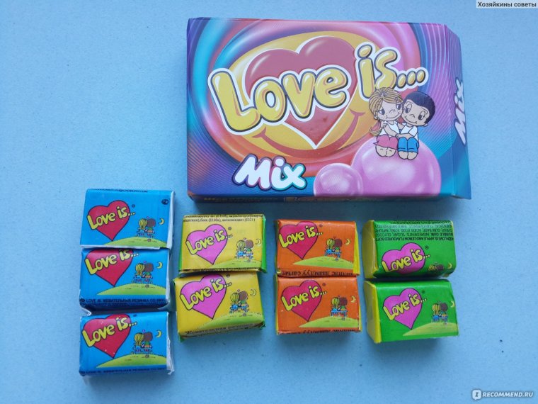 Квадратные жвачки