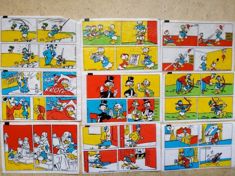 Жвачки 90-х Дональд дак