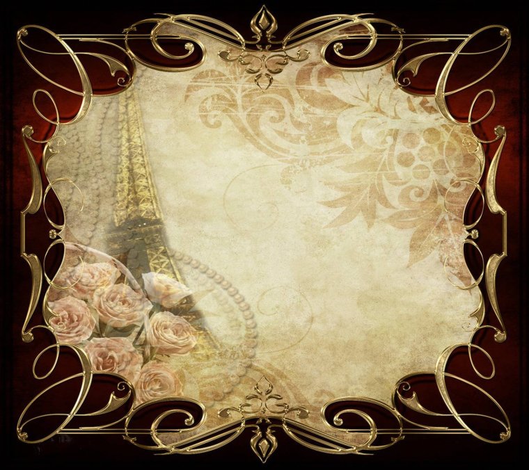 Рамка в винтажном стиле