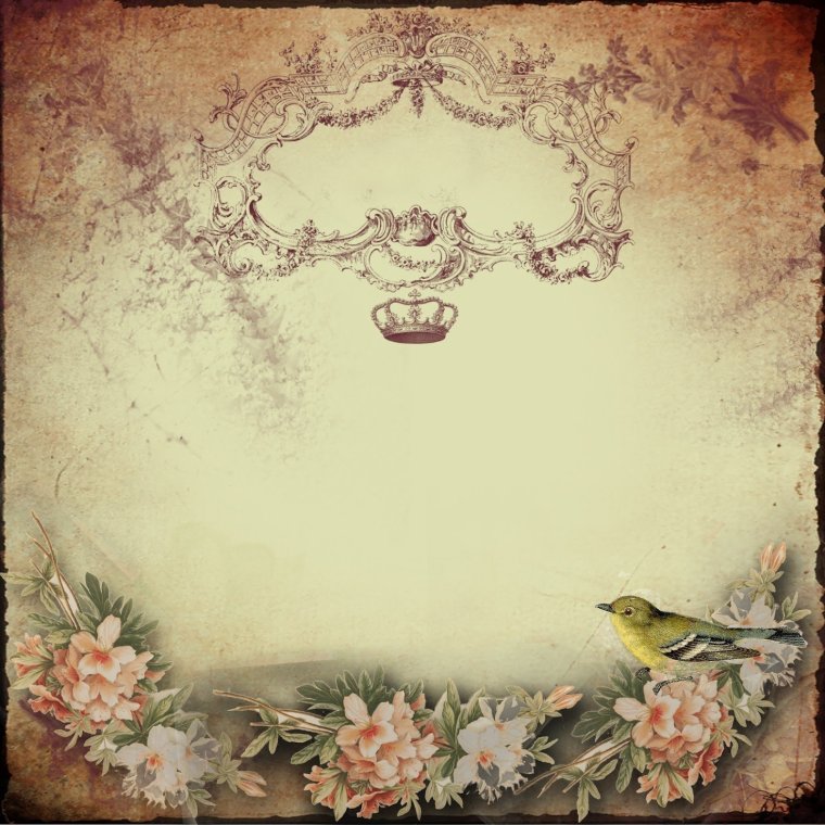 Рамка в винтажном стиле