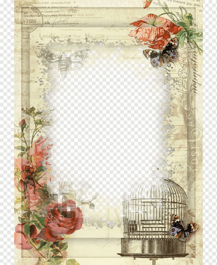 Рамка в винтажном стиле