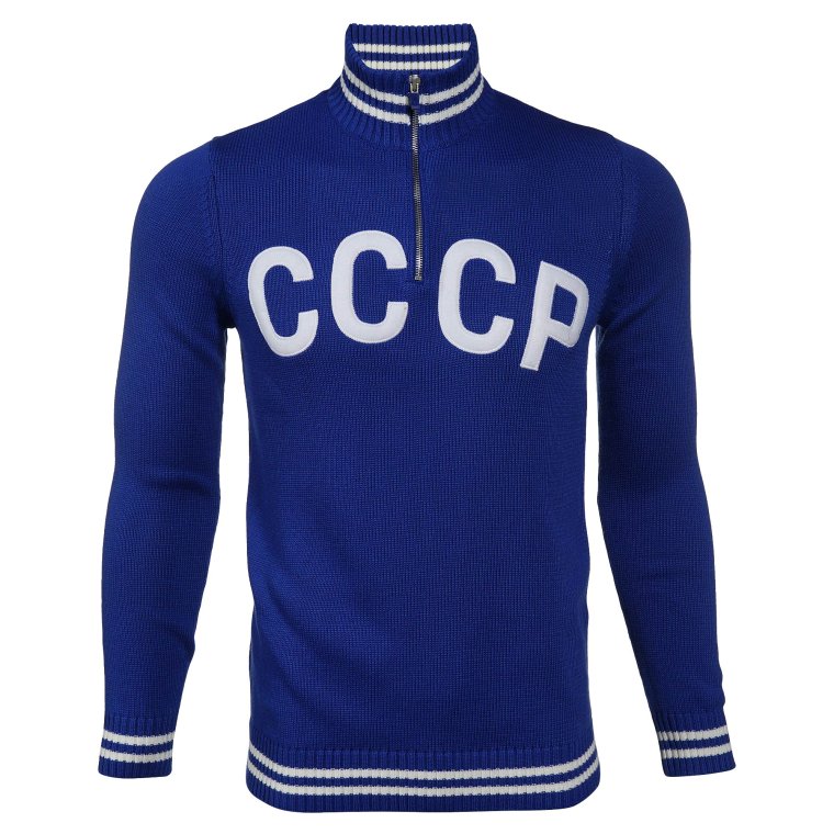 Свитер СССР синий