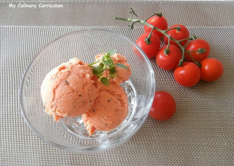Томатное мороженое