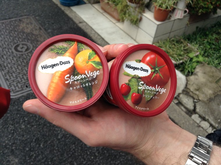 Томатное мороженое