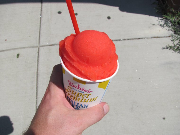 Томатное мороженое