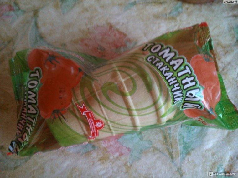 Томатный стаканчик мороженое