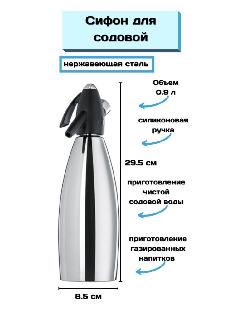 Сифон для газирования воды isi