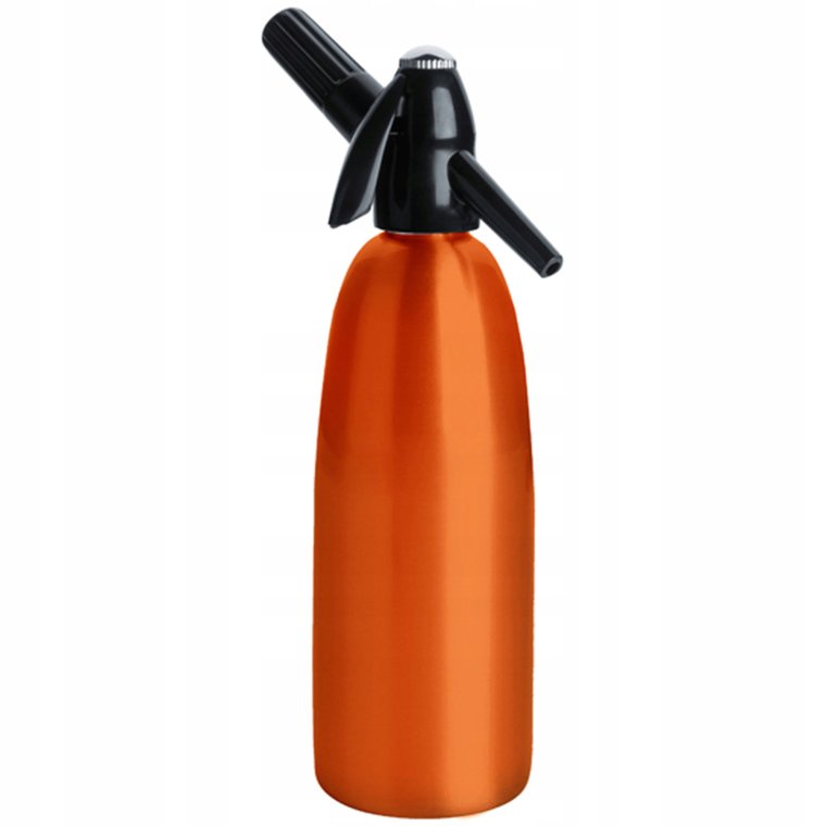 Сифон для газированной воды am-210acr красный матовый (1 л.)