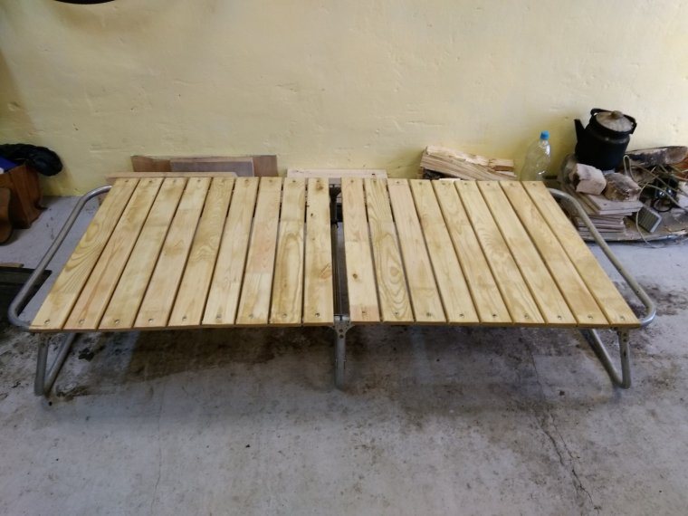 Самодельная раскладушка