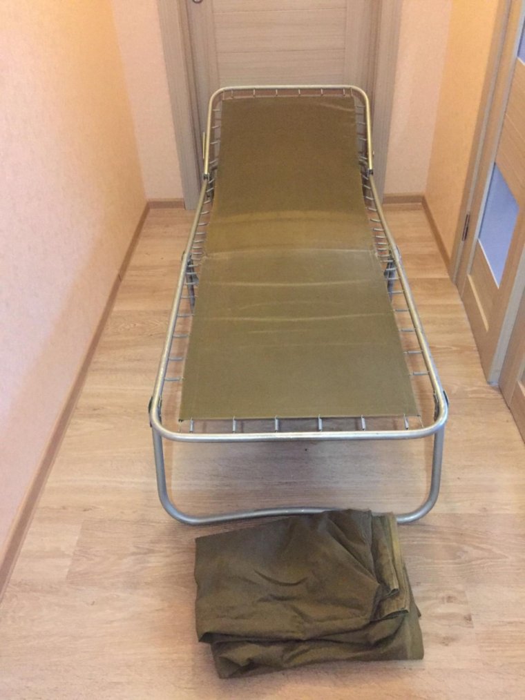 Раскладушка Советская алюминиевая