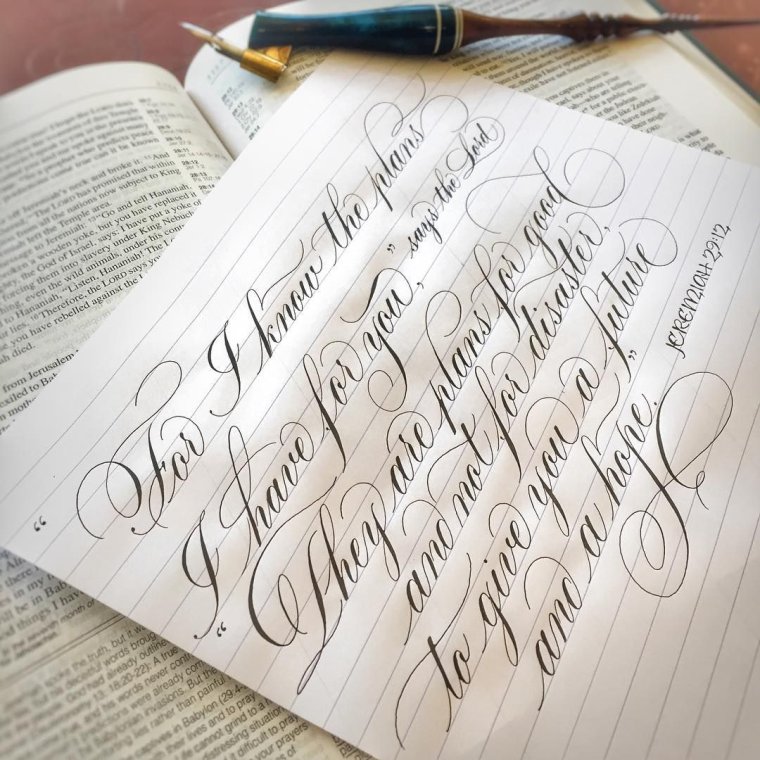 Каллиграфический почерк