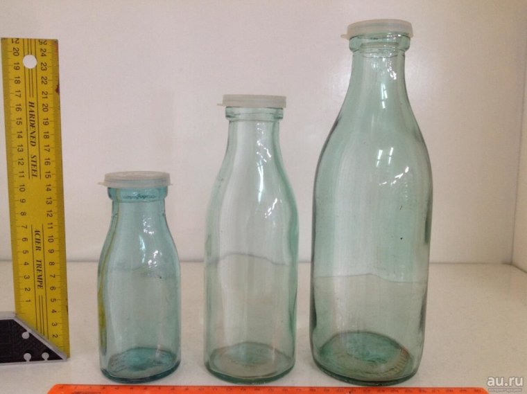 Советские молочные бутылки