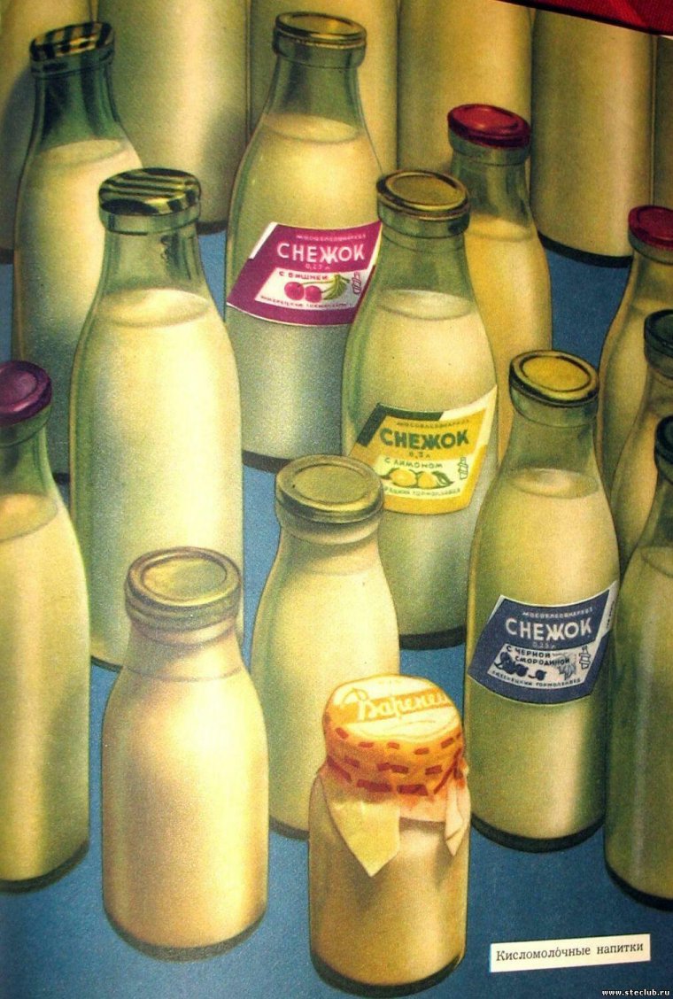 Молочная стеклотара СССР