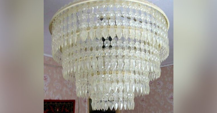 Советская люстра Каскад