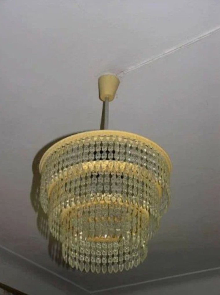 Советская люстра Каскад