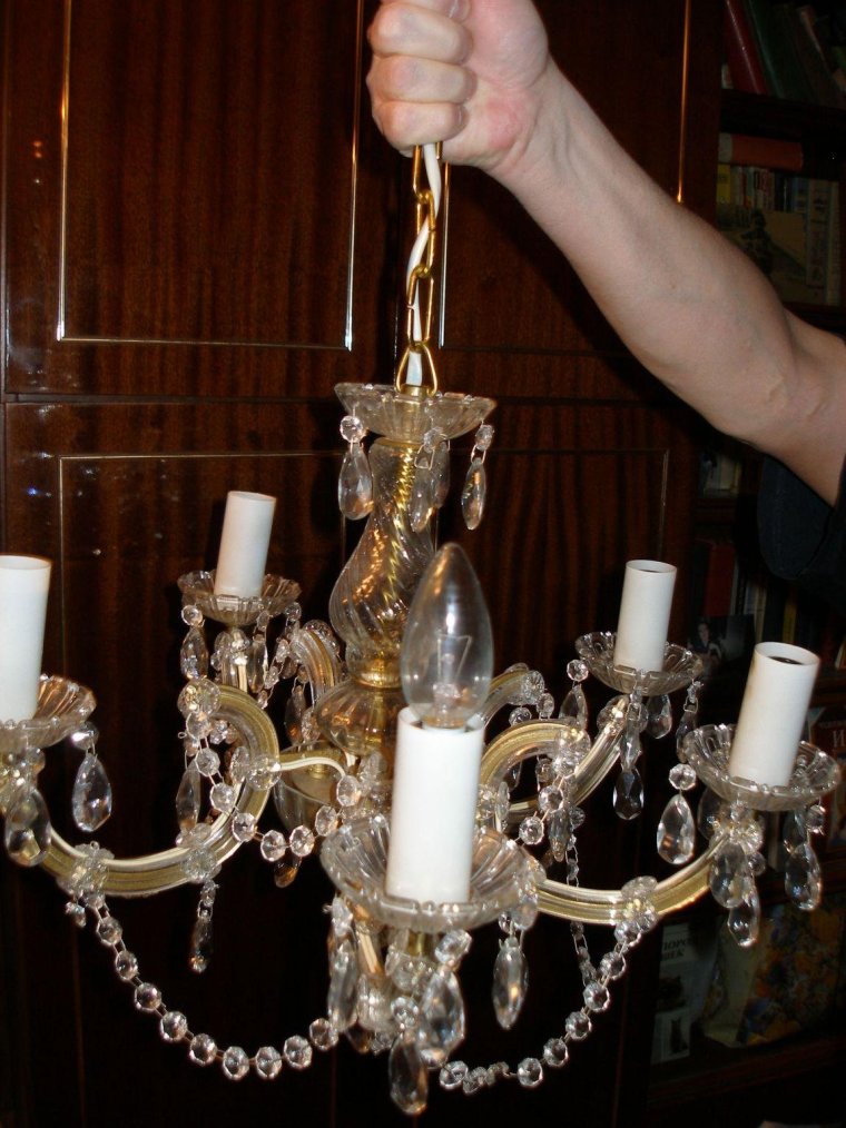 Люстра СССР 5ти рожковая Festima