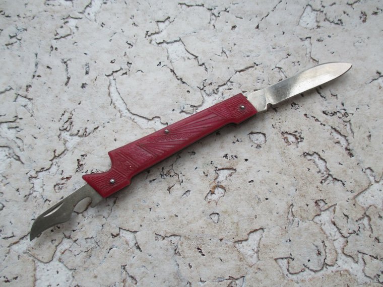 Перочинный нож СССР цветок-2