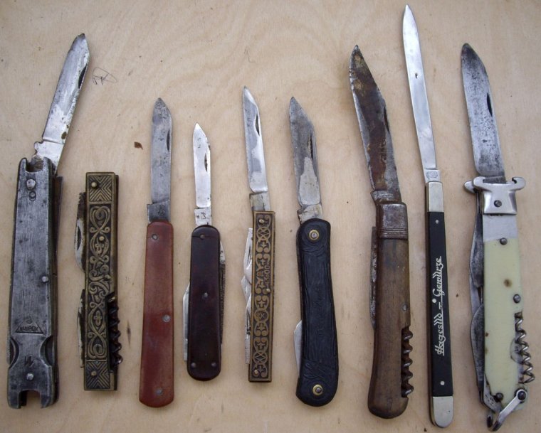 Старый Советский раскладной нож