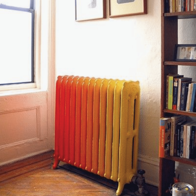 Покраска радиаторов отопления