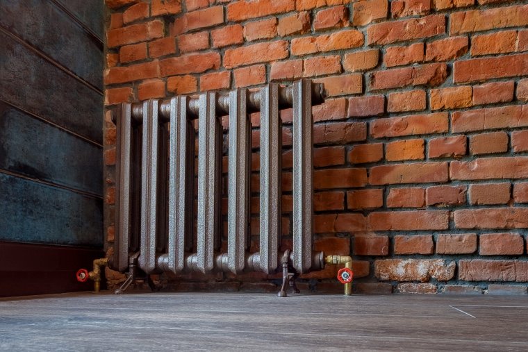 Чугунные батареи в стиле лофт