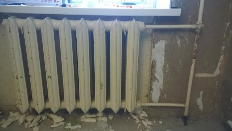 Старые батареи отопления