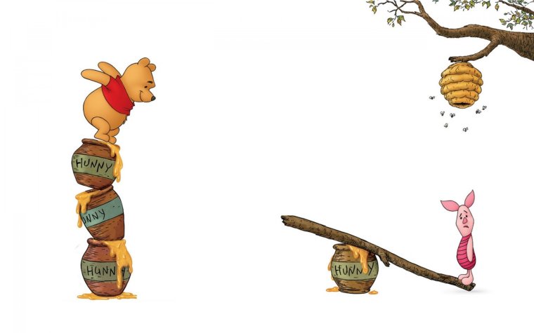 Винни пух на дереве