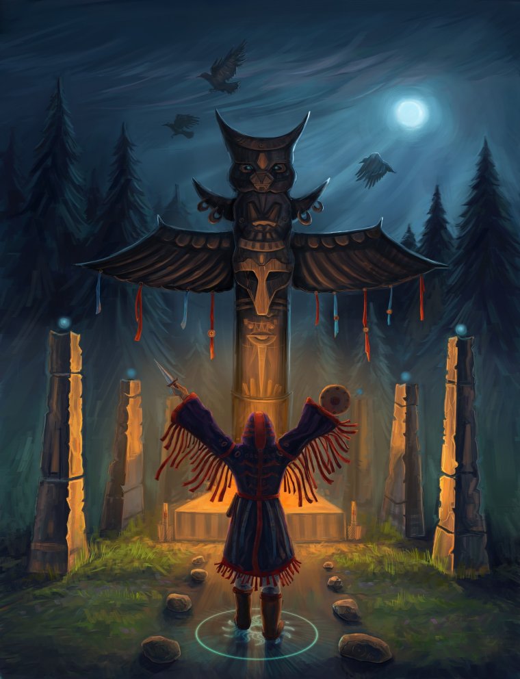 Языческое капище арт