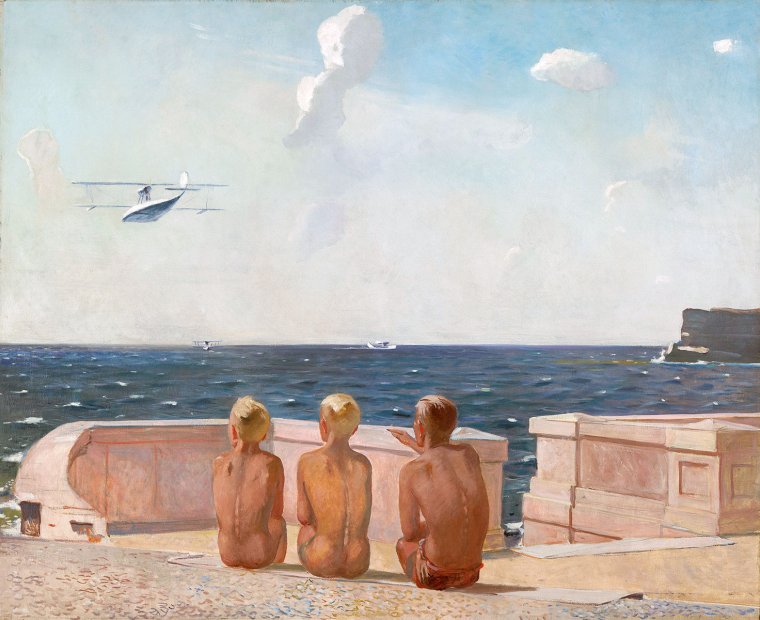 Александр Александрович Дейнека будущие летчики