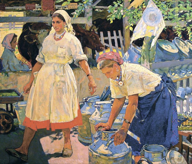 Виктор Иванович Зарецкий доярки