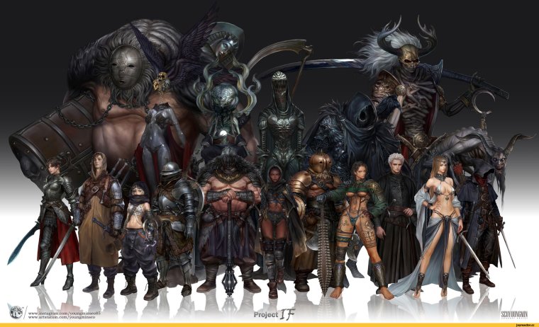 Тёмные расы фэнтези