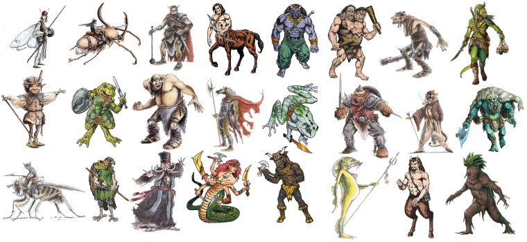 Рост рас ДНД