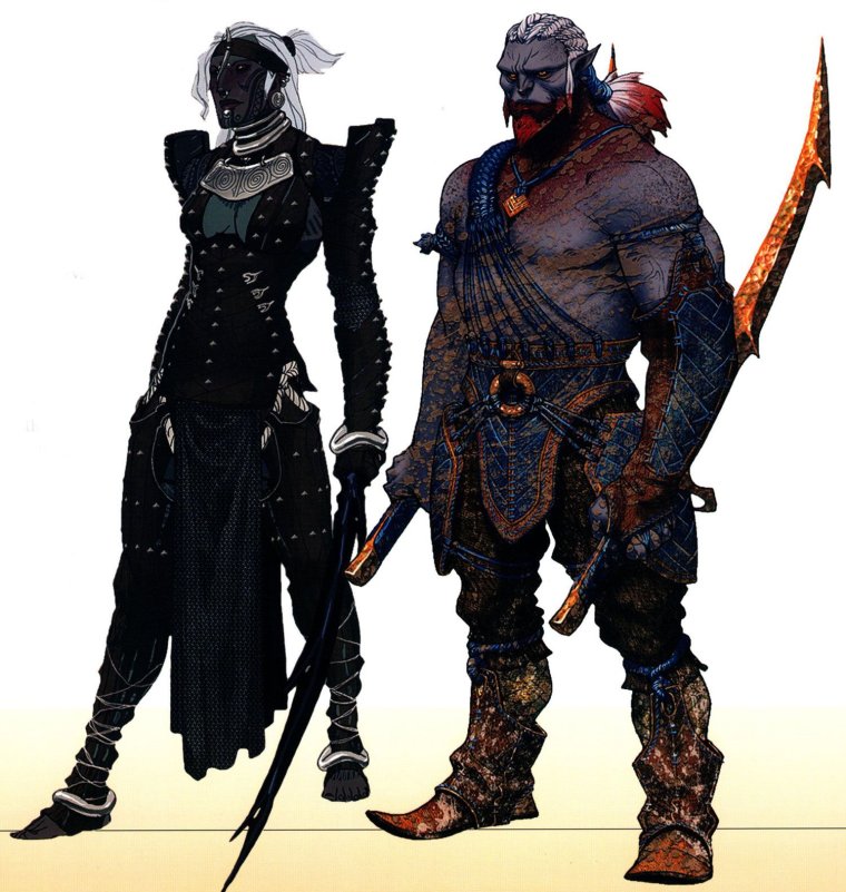 Кунари Dragon age концепт