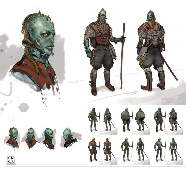 Концепт арты древние расы