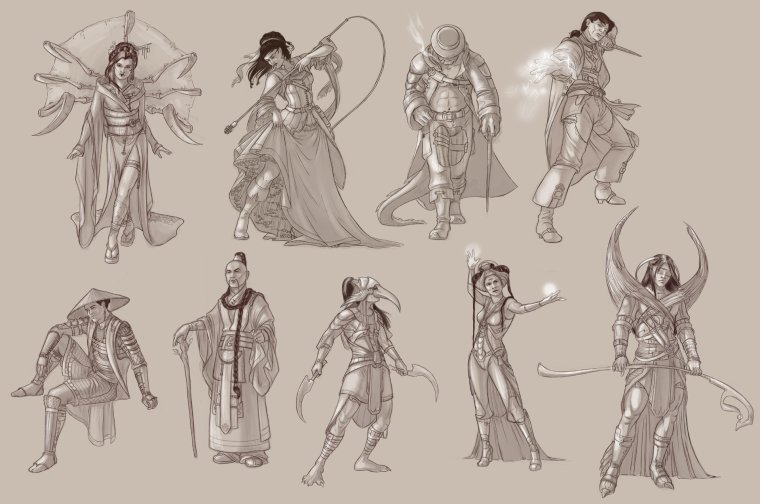 Наброски концептов игр