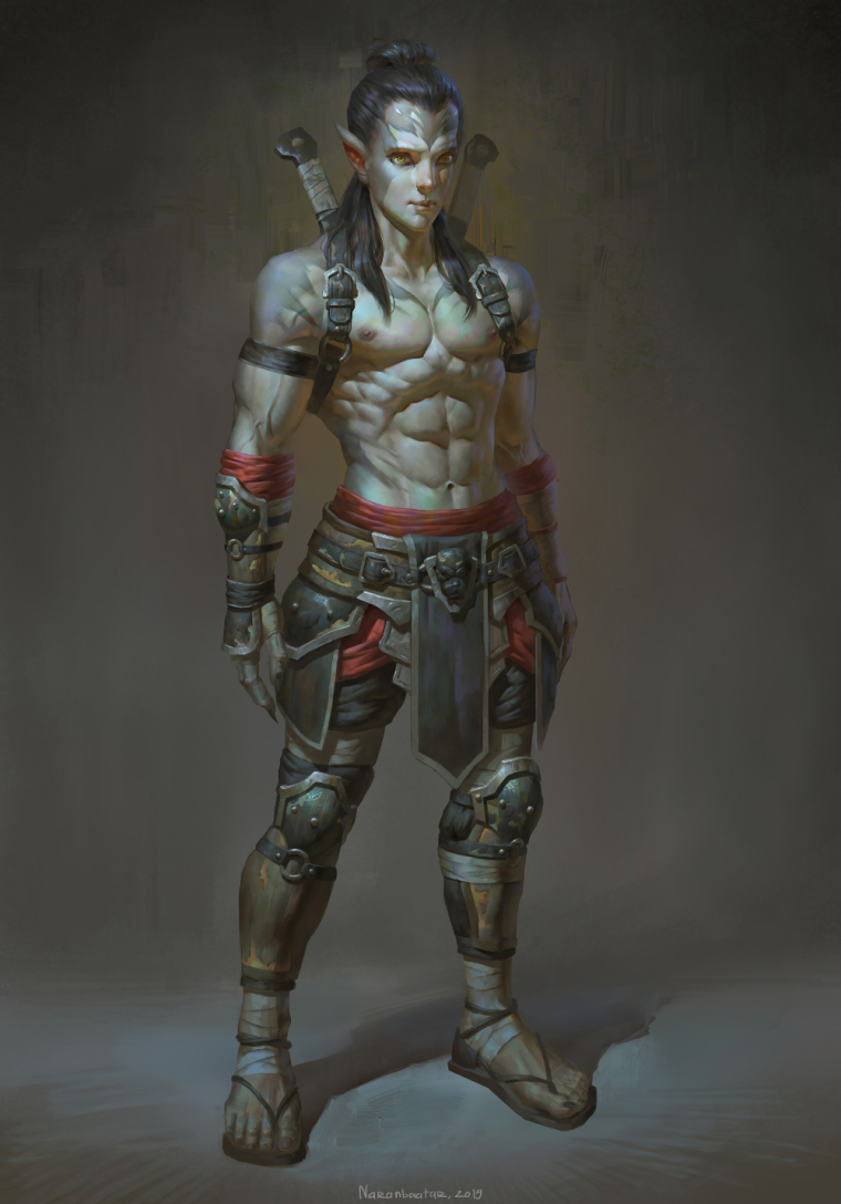 Полуорк полудреней