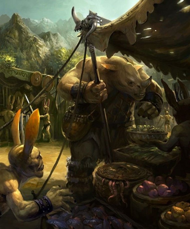 Необычное средневековое фэнтези расы