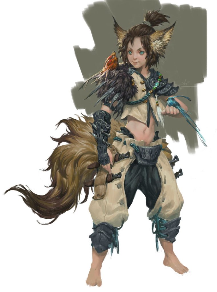 Концепт персонажа фэнтези