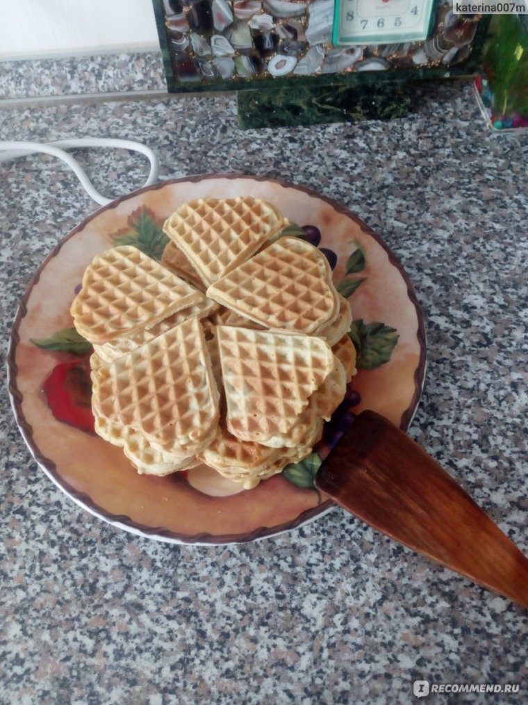 Вафли в вафельнице СССР