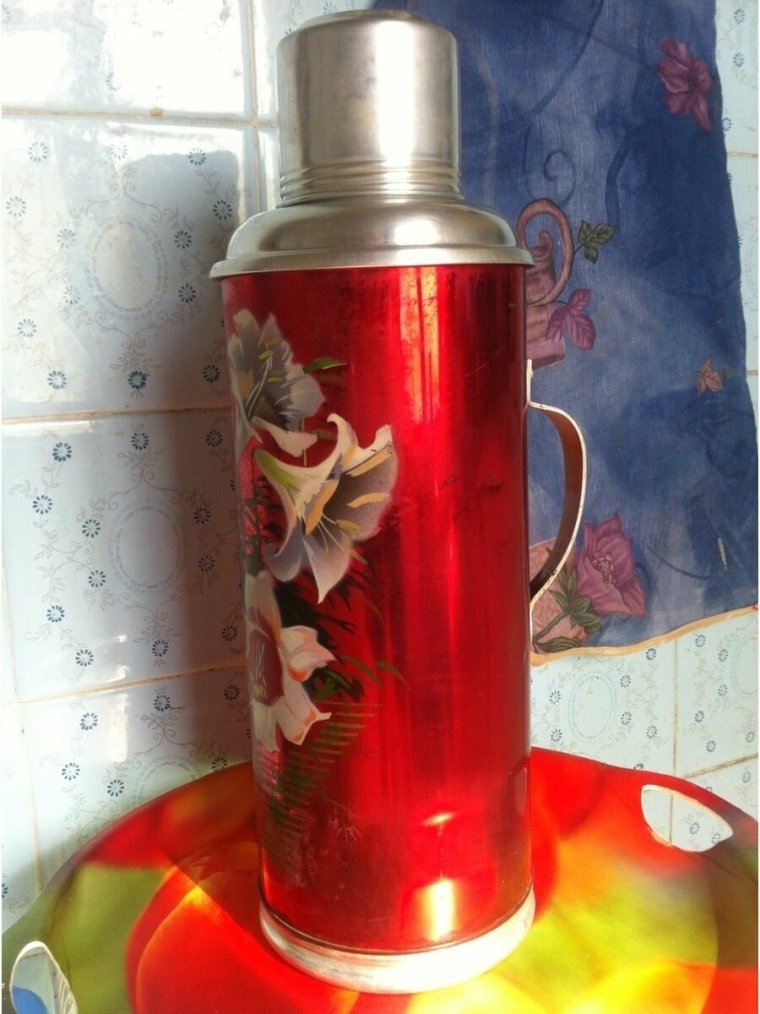 Китайский термос со стеклянной колбой. Seagull