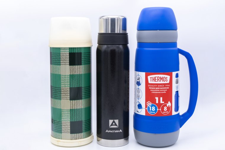 Термос со стеклянной колбой