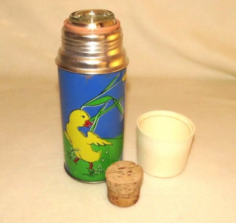 Советский термос со стеклянной колбой