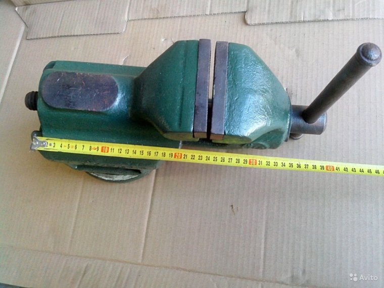 Поворотный механизм тисков СССР