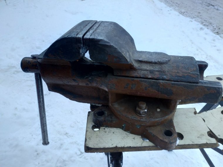 Тиски СССР губки 120мм